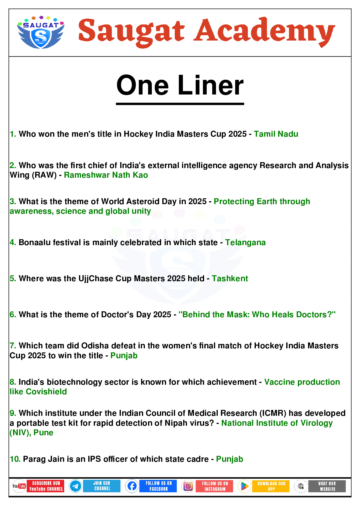 Page 12 - 01 July 2025 Current Affairs C (Bilingual, Daily, 01 Jul 2025) By Saugat Academy