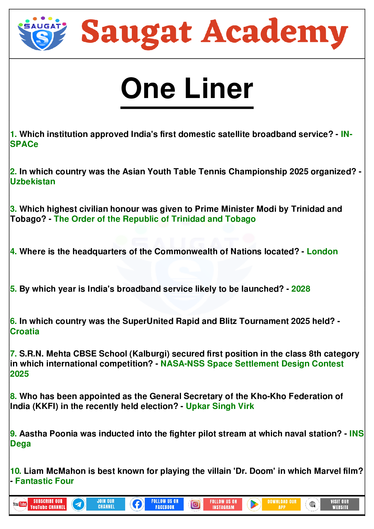 Page 12 - 07 July 2025 Current Affairs COMBINE (Bilingual, Daily, 07 Jul 2025) By Saugat Academy