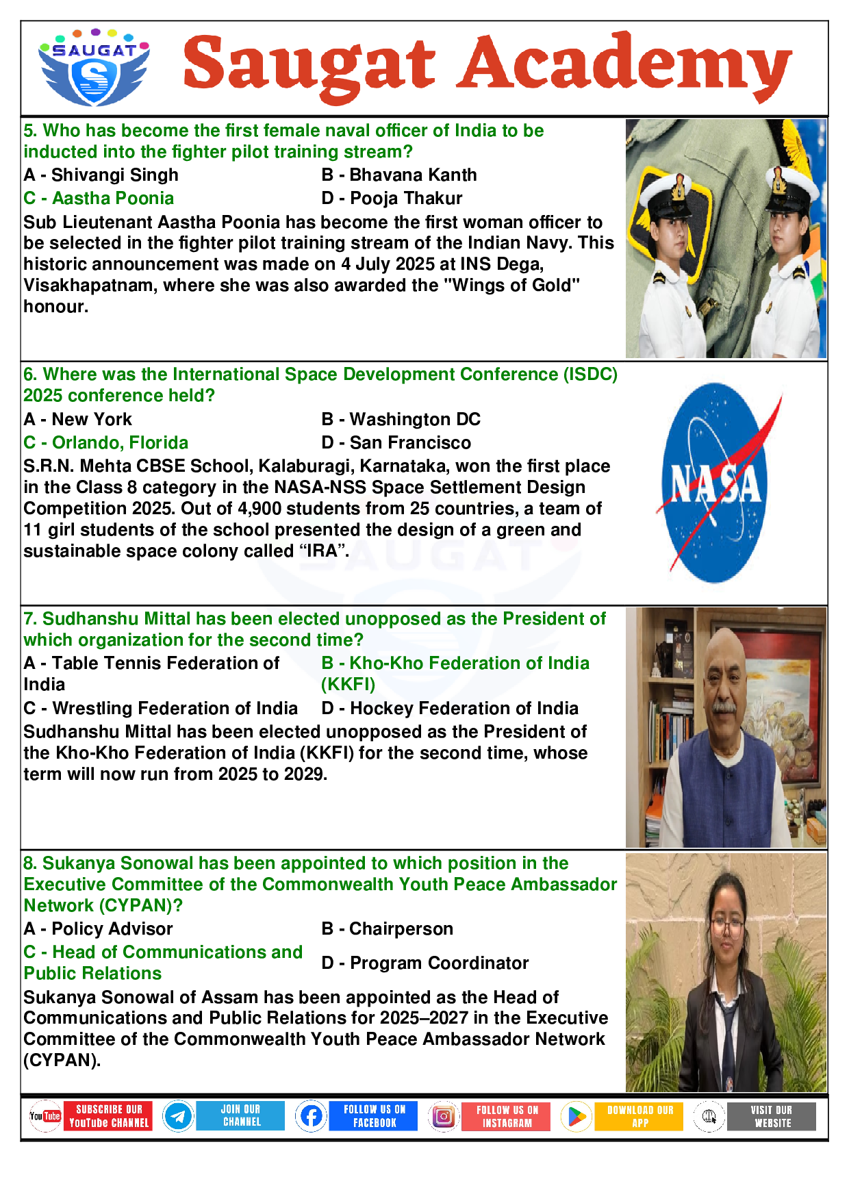 Page 5 - 07 July 2025 Current Affairs ENGLISH (English, Daily, 07 Jul 2025) By Saugat Academy