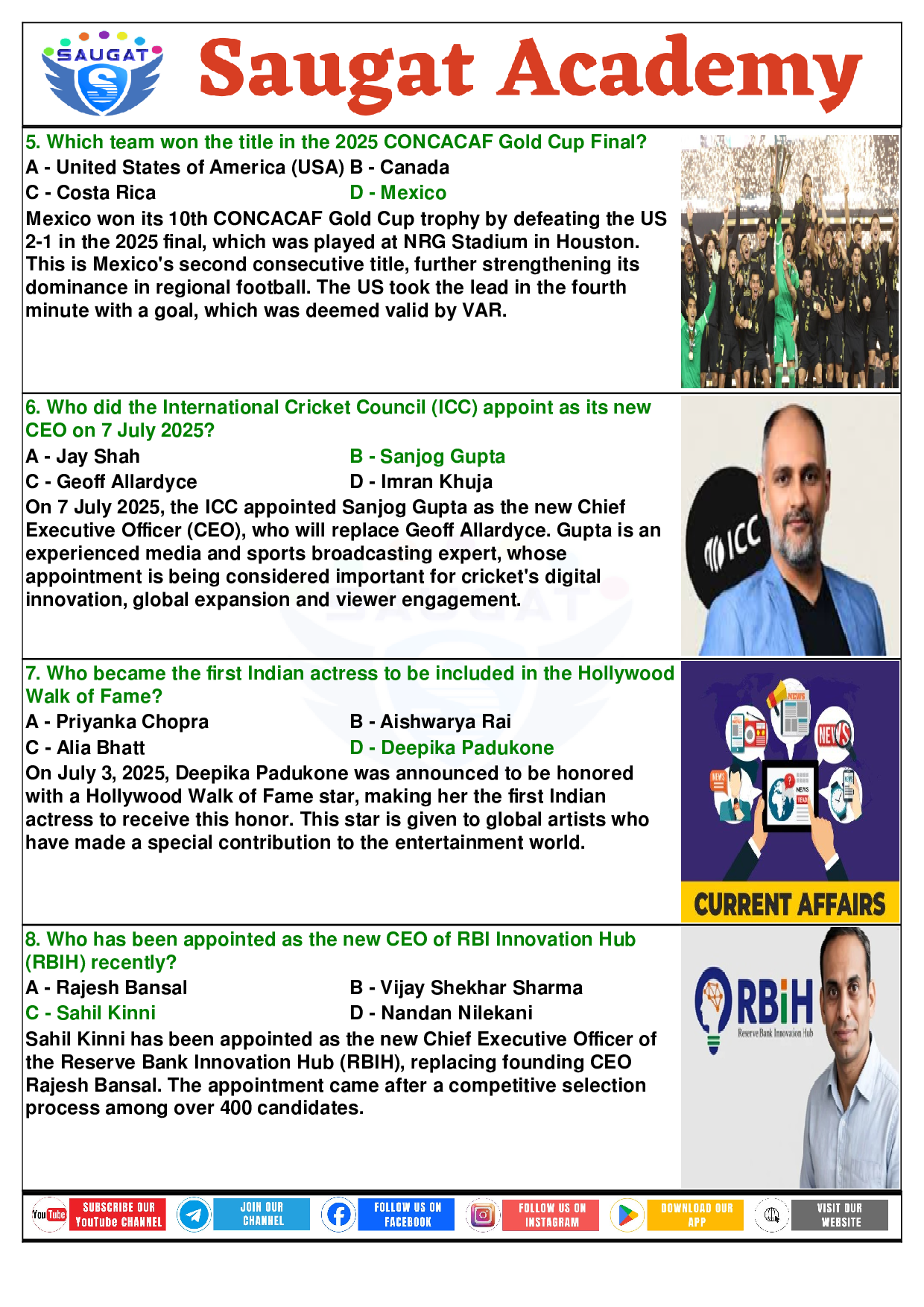 Page 11 - 09 July 2025 Current Affairs COMBINE (Bilingual, Daily, 09 Jul 2025) By Saugat Academy