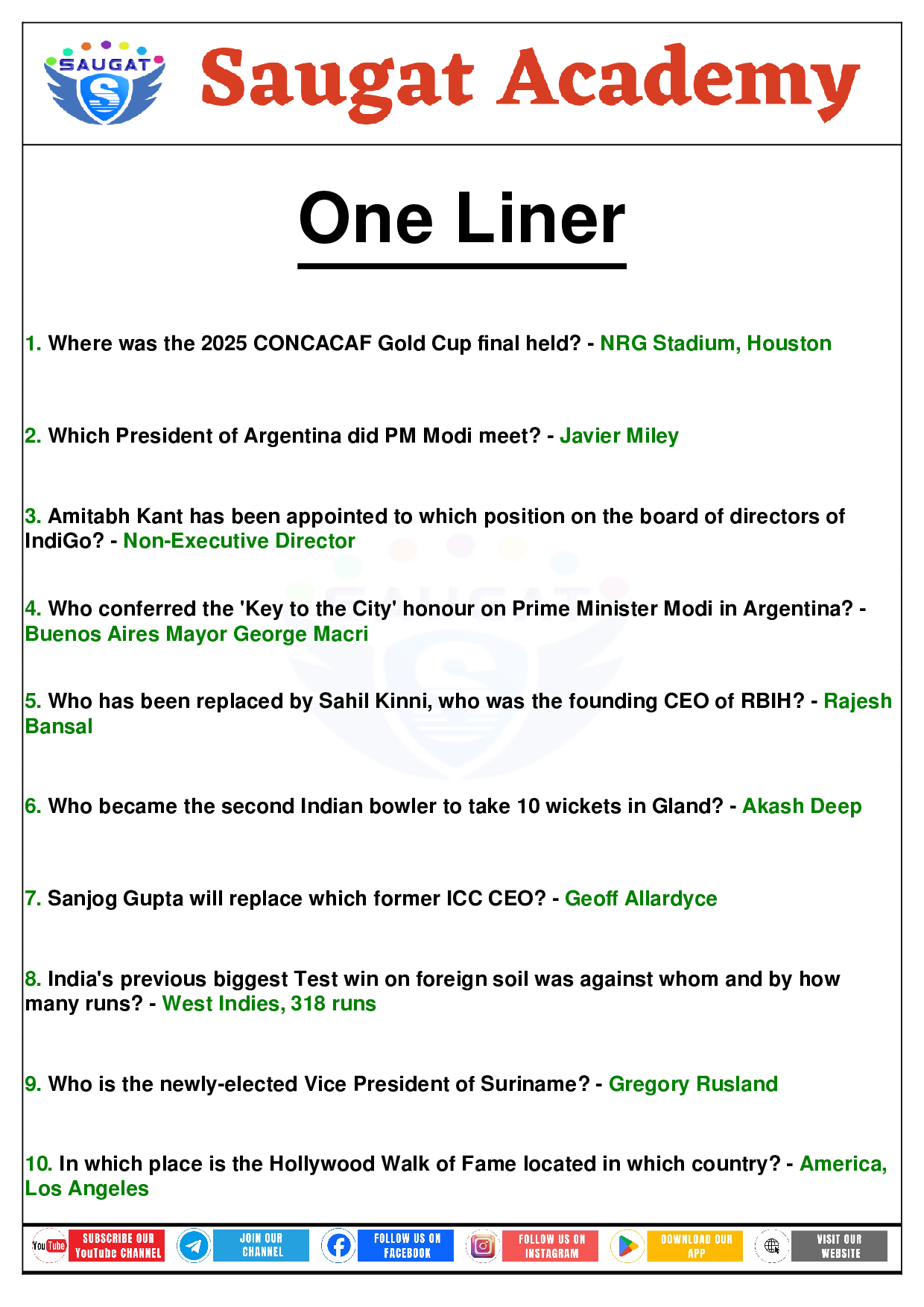 Page 12 - 09 July 2025 Current Affairs COMBINE (Bilingual, Daily, 09 Jul 2025) By Saugat Academy