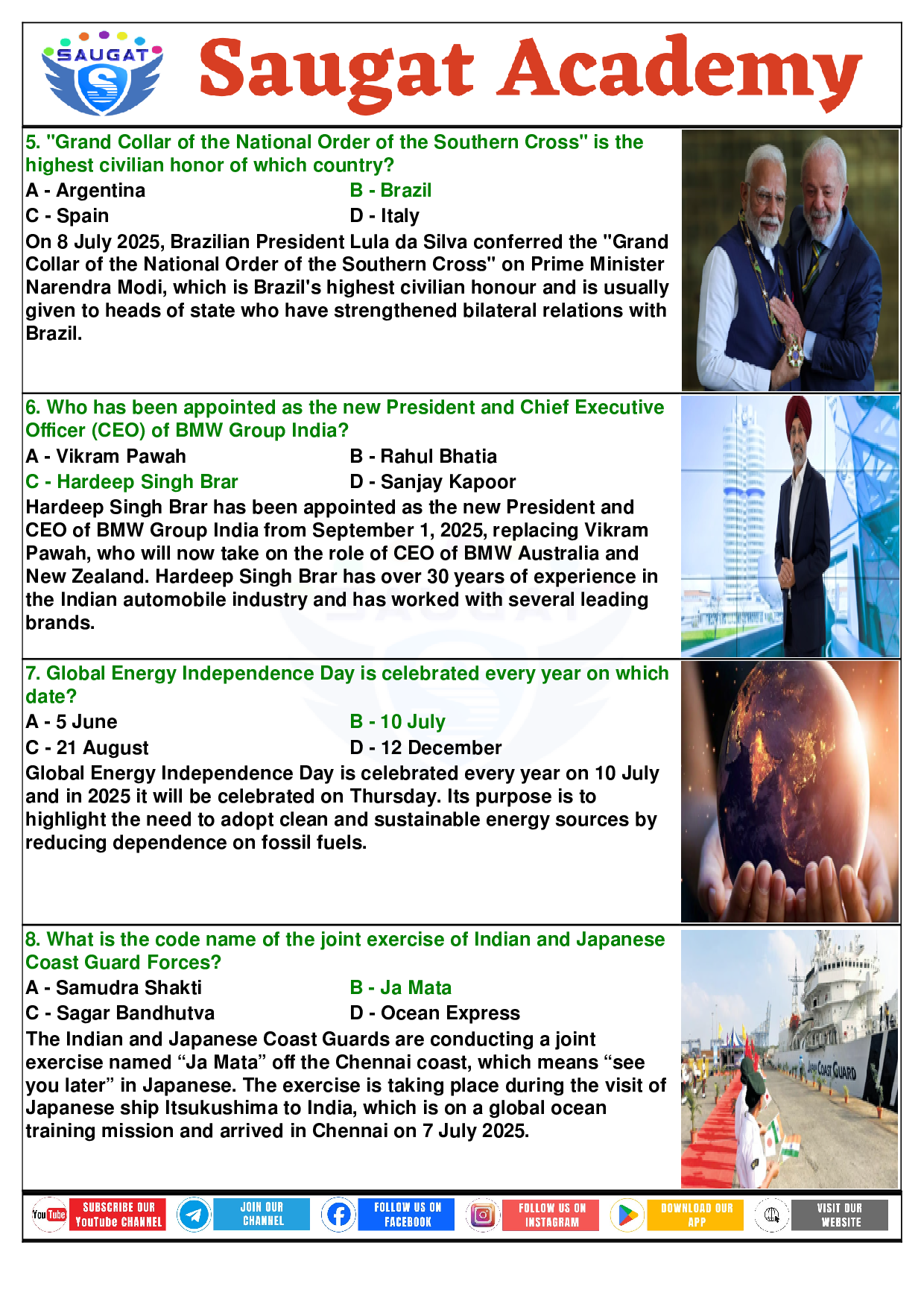 Page 5 - 10 July 2025 Current Affairs ENGLISH (English, Daily, 10 Jul 2025) By Saugat Academy
