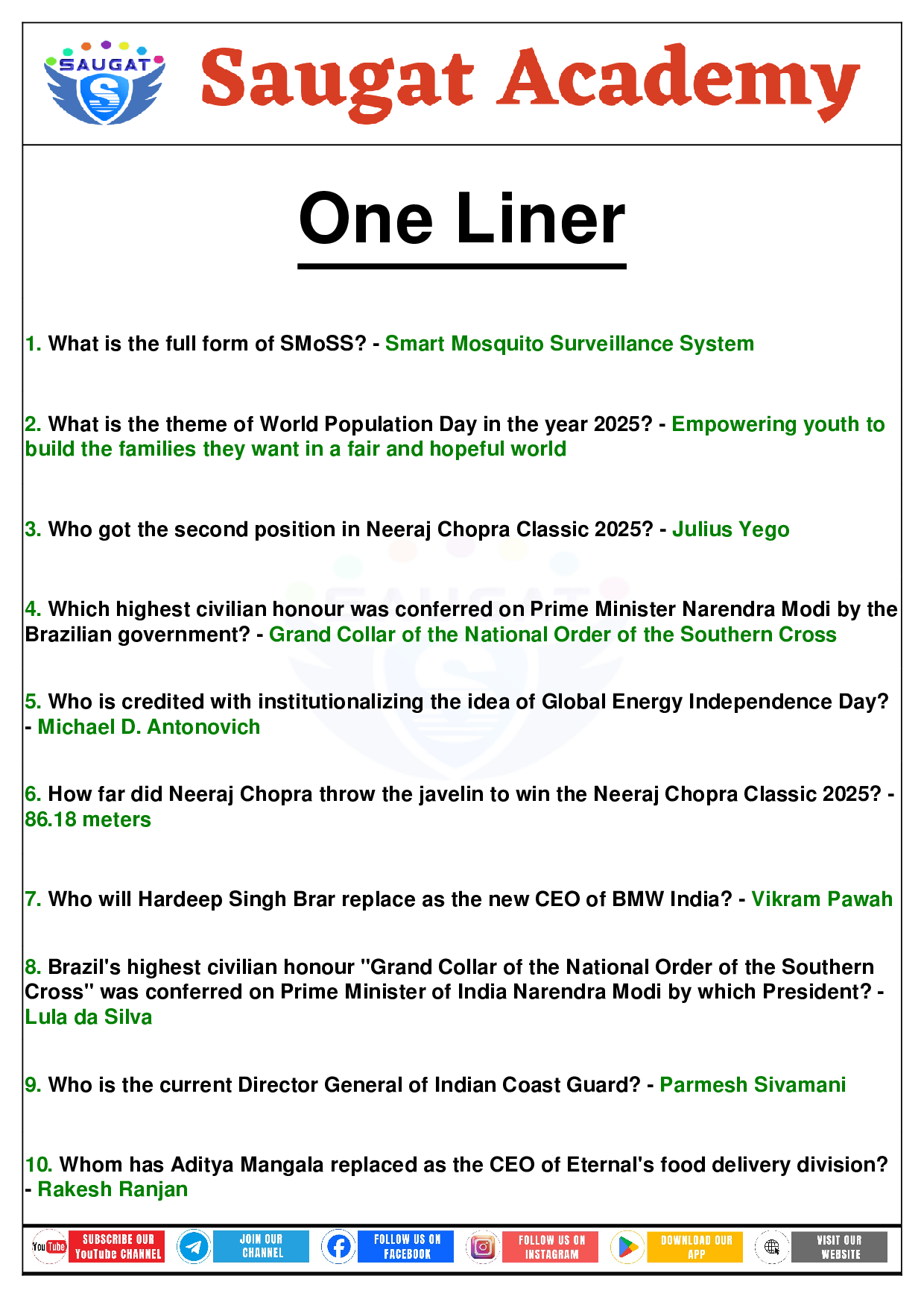 Page 12 - 10 July 2025 Current Affairs COMBINE (Bilingual, Daily, 10 Jul 2025) By Saugat Academy