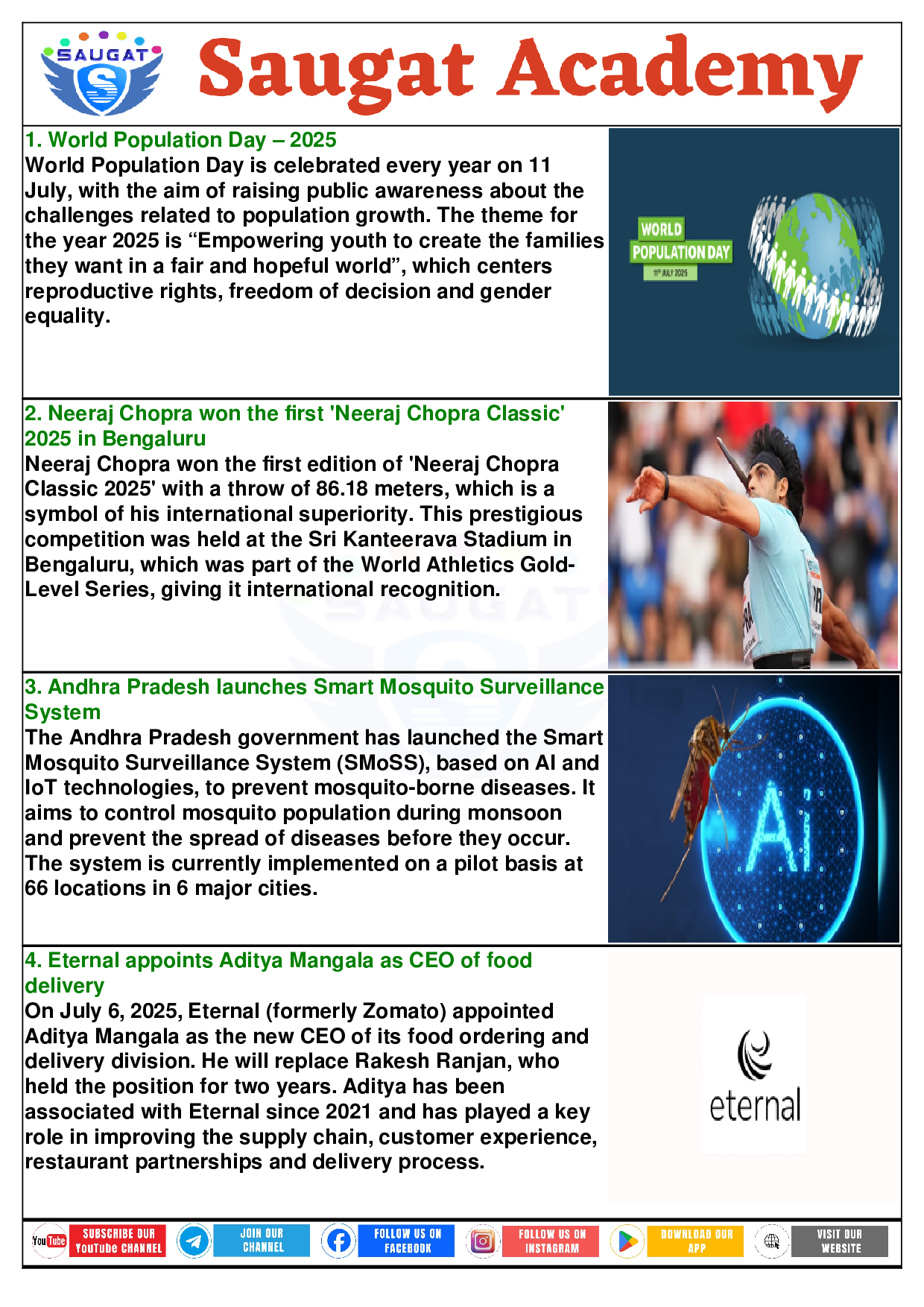 Page 8 - 10 July 2025 Current Affairs COMBINE (Bilingual, Daily, 10 Jul 2025) By Saugat Academy