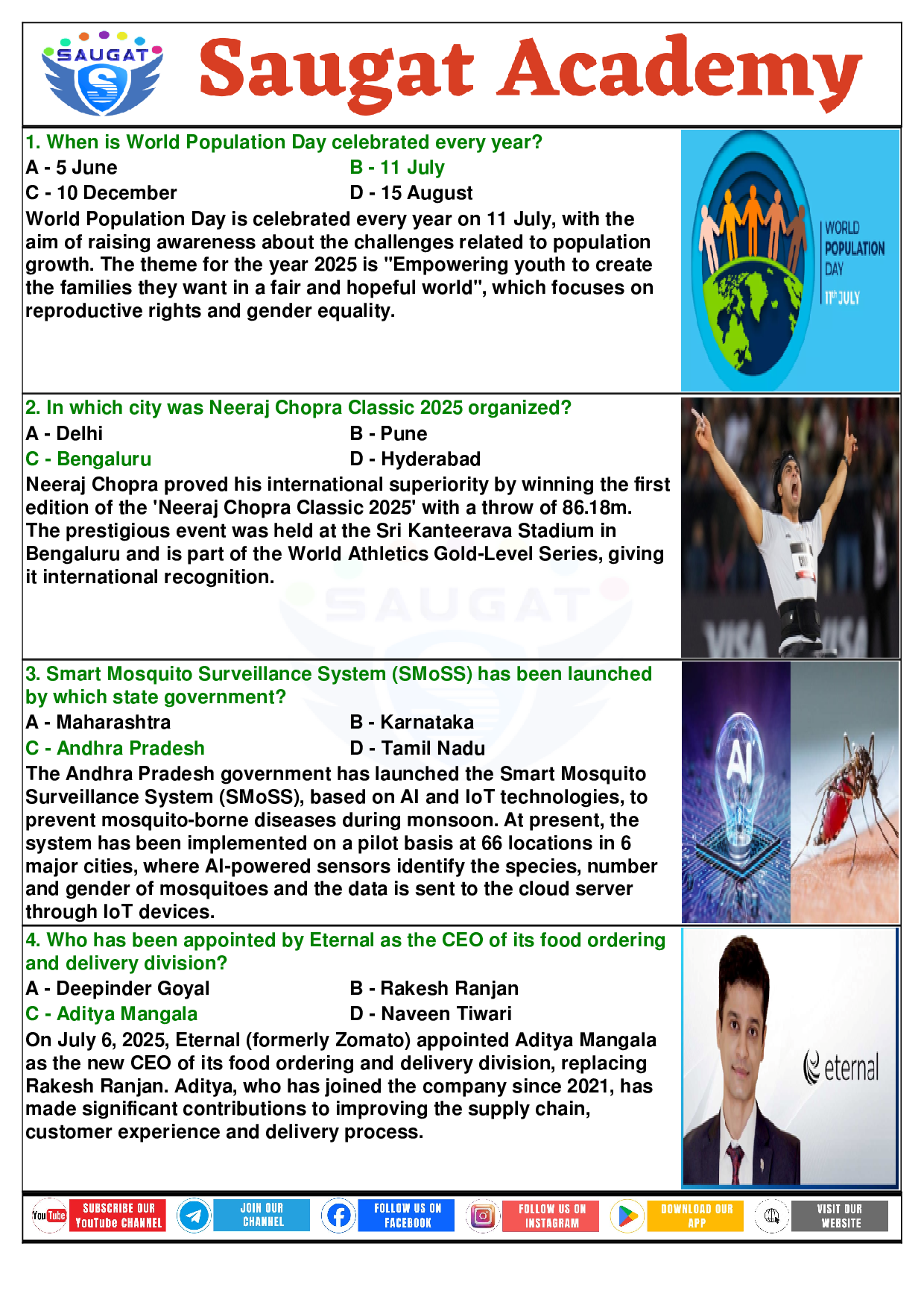 Page 10 - 10 July 2025 Current Affairs COMBINE (Bilingual, Daily, 10 Jul 2025) By Saugat Academy